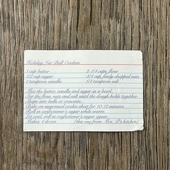 AMERICAN GIRL DOLL KIT- 3 COOKIE RECIPE CARDS From Kit’s Holiday Baking Set 2008 - Picture 3 of 5